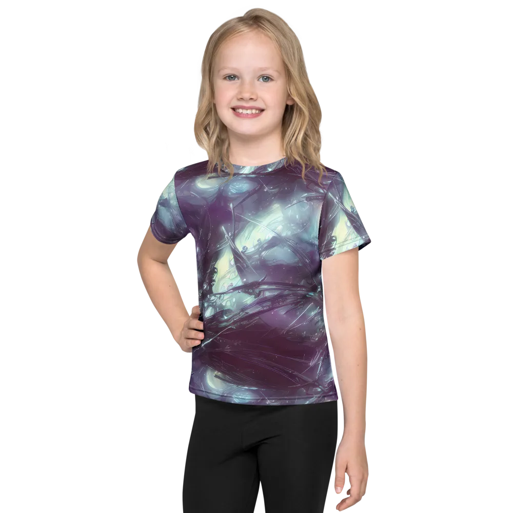 Nihei Shimmer on Kids Crew Neck T-Shirt — Front