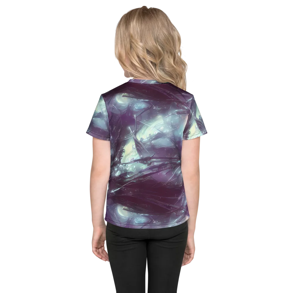 Nihei Shimmer on Kids Crew Neck T-Shirt — Back