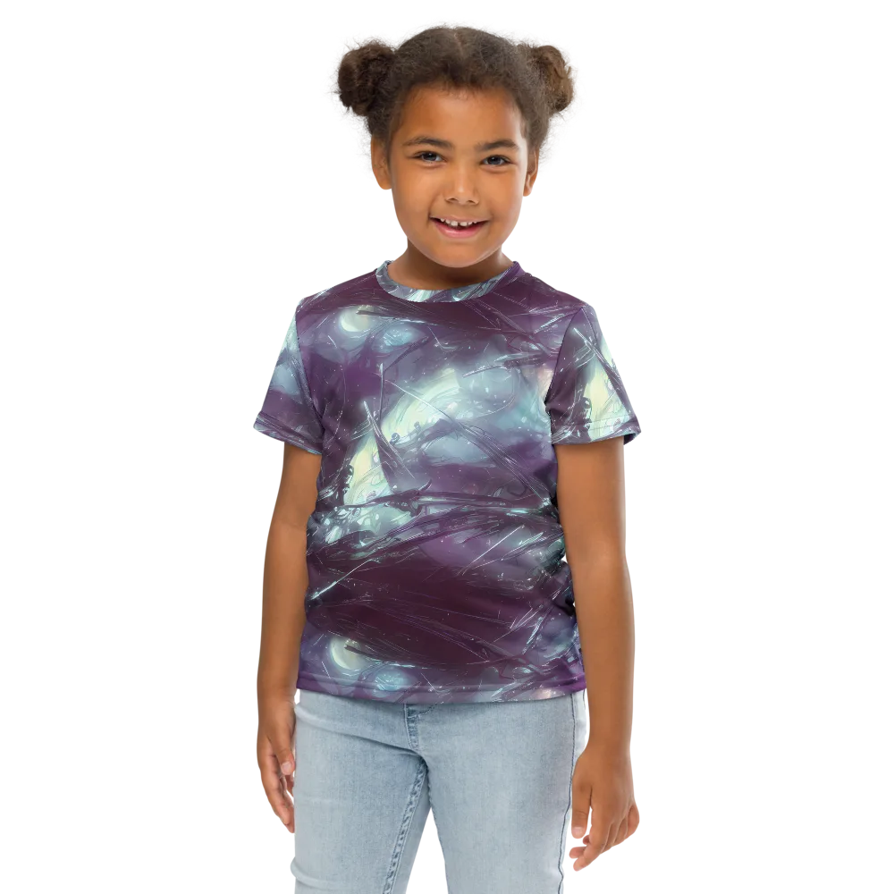 Nihei Shimmer on Kids Crew Neck T-Shirt — Front