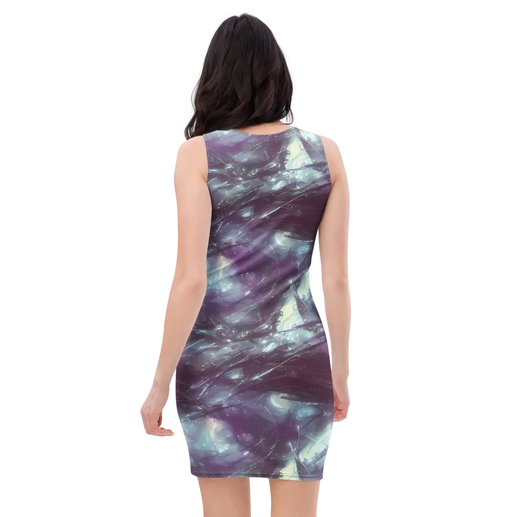 Nihei Shimmer on Bodycon Dress — Back
