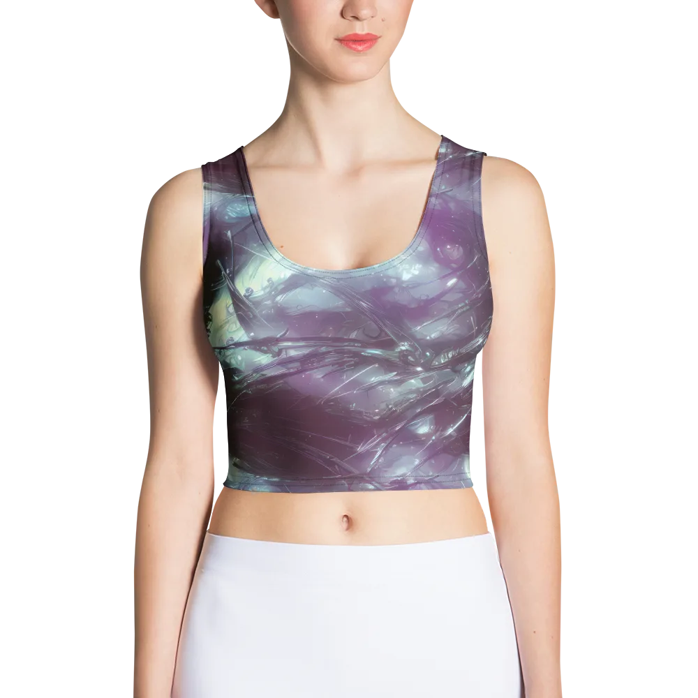 Nihei Shimmer on Crop Top — Front