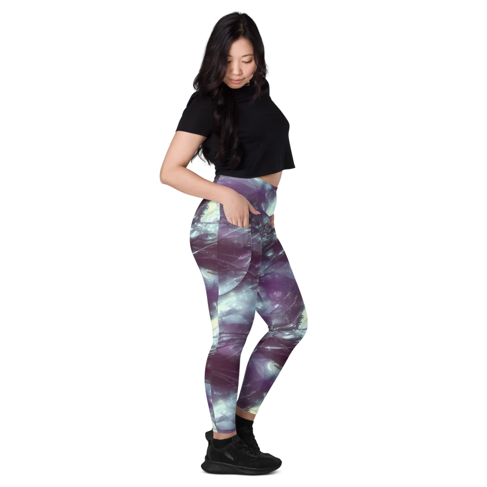 Nihei Shimmer on Leggings with Pockets — Right