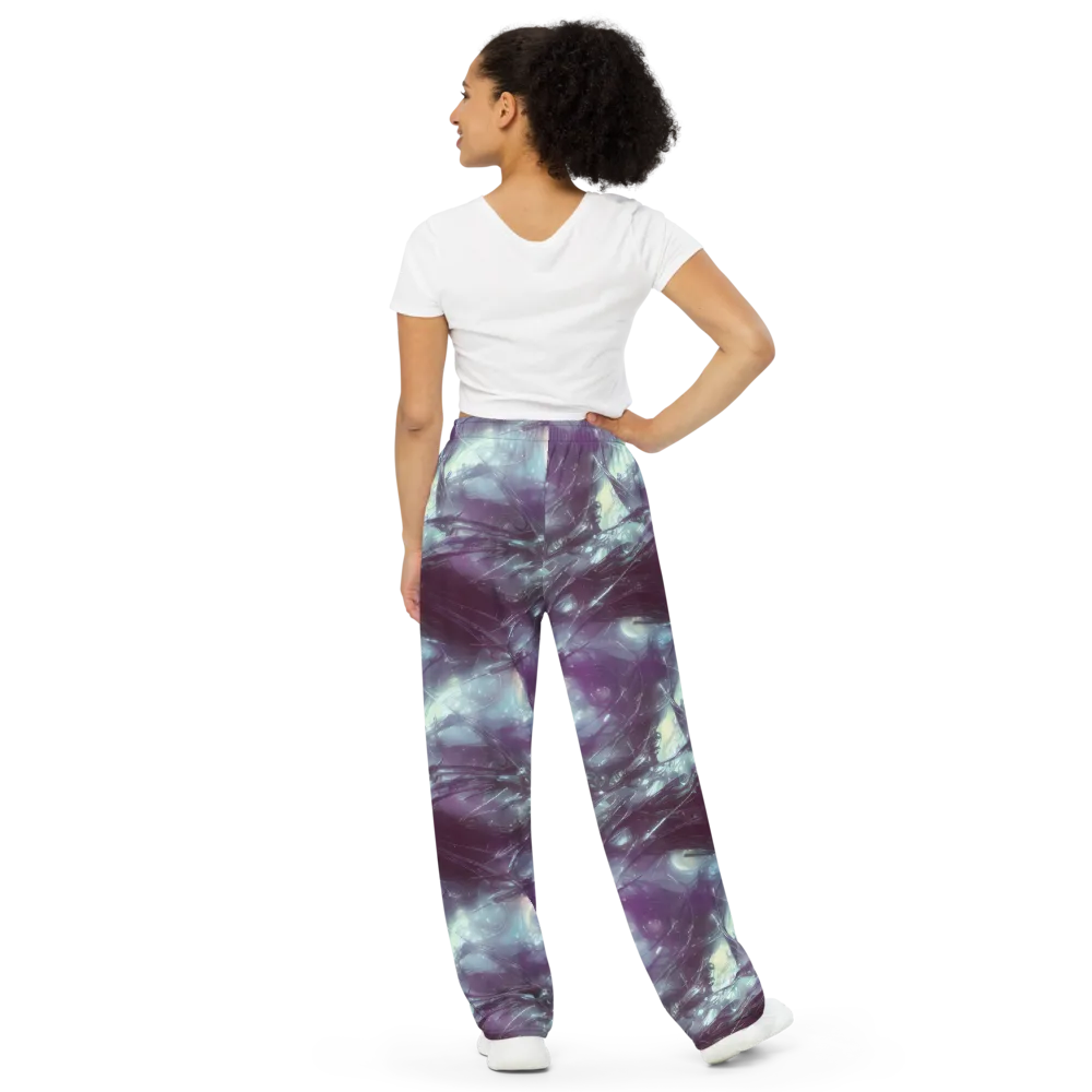 Nihei Shimmer on Wide-Leg Pants — Back