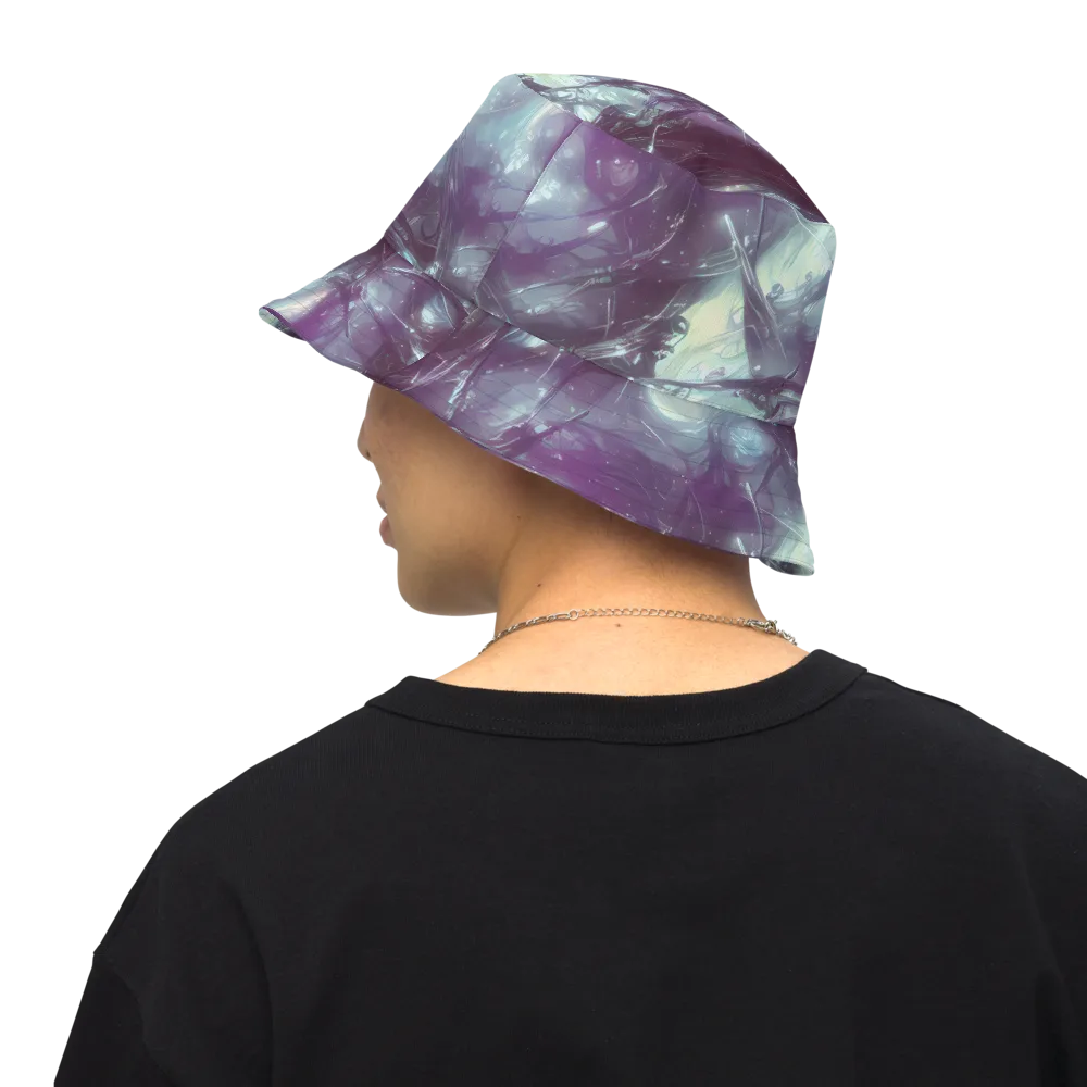 Nihei Shimmer on Reversible Bucket Hat — Back Inside