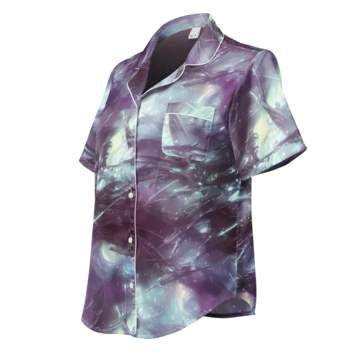Nihei Shimmer on a Women's Short Sleeve Pajama Top