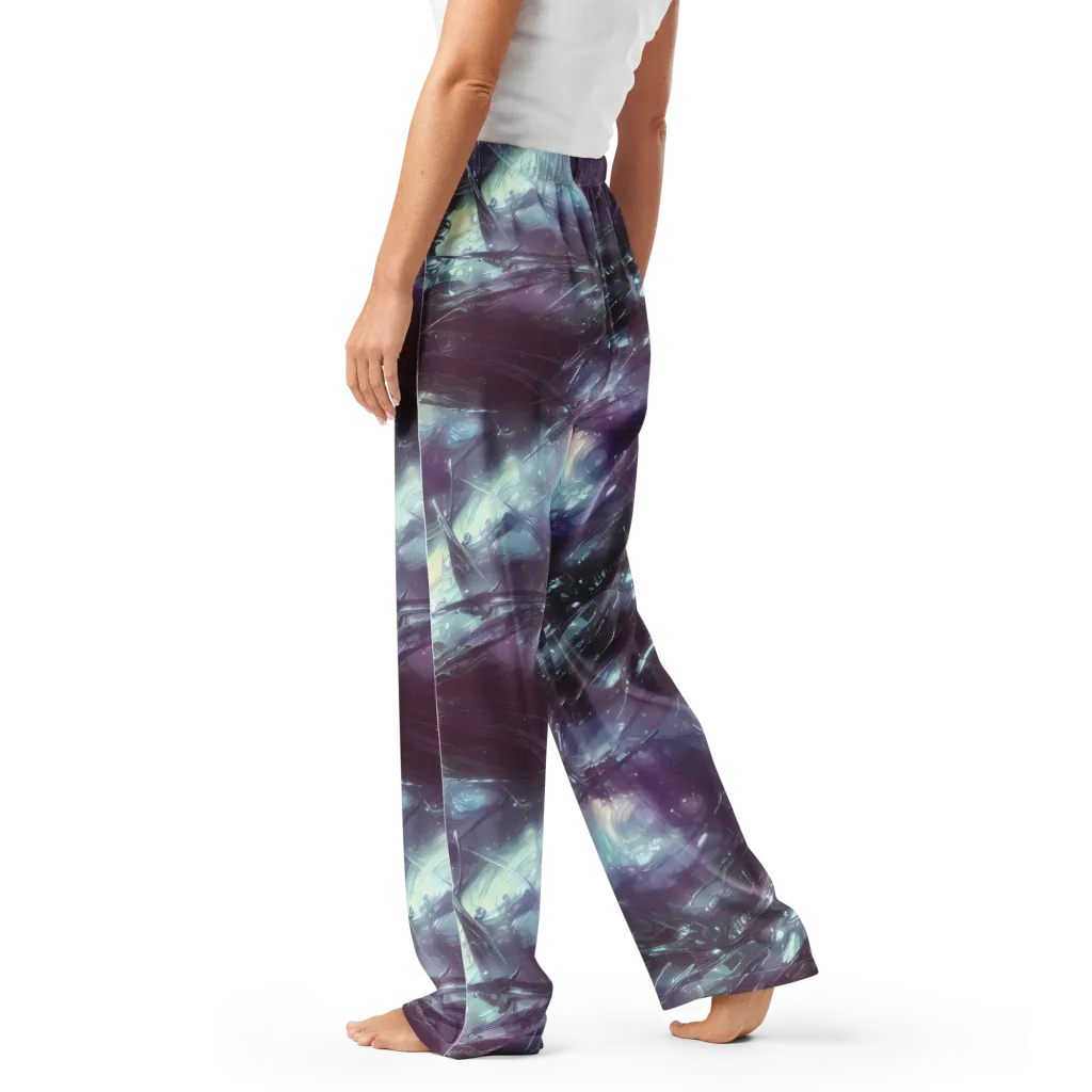 Nihei Shimmer on Women's Pajama Pants — Left