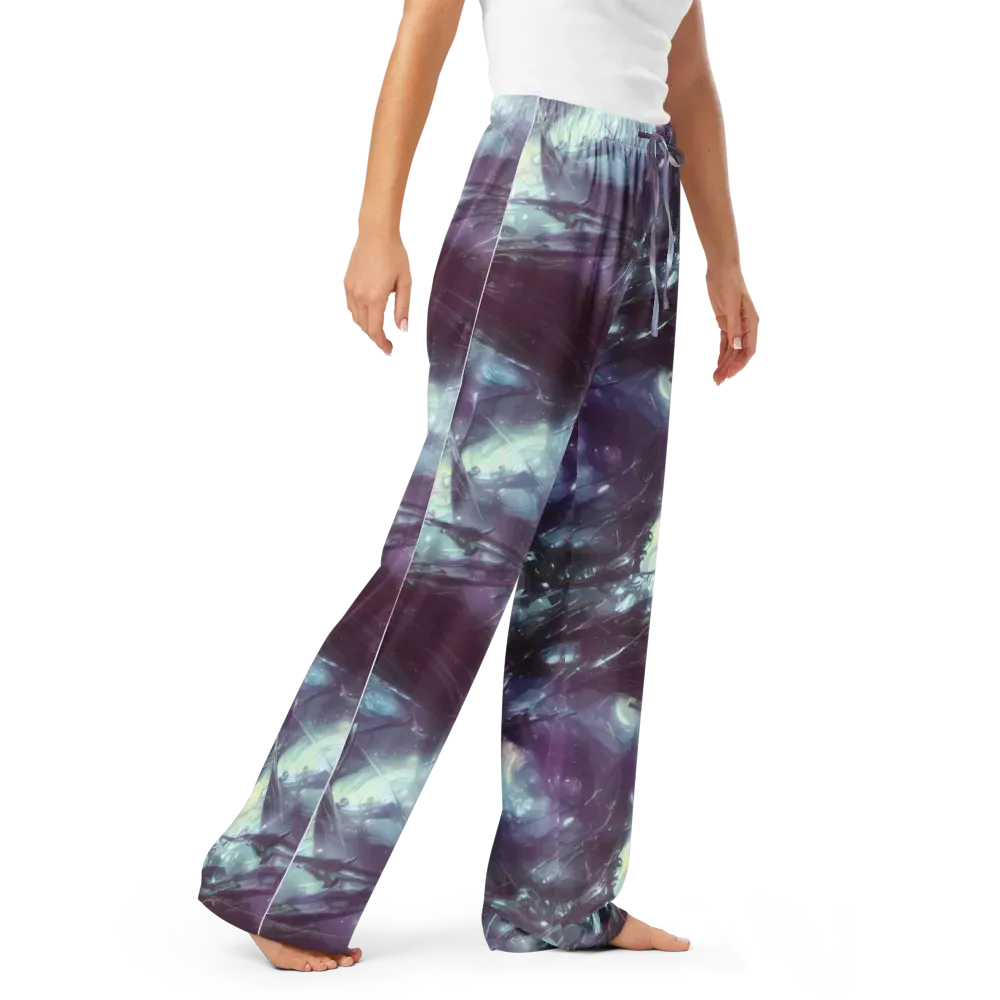 Nihei Shimmer on Women's Pajama Pants — Right Front