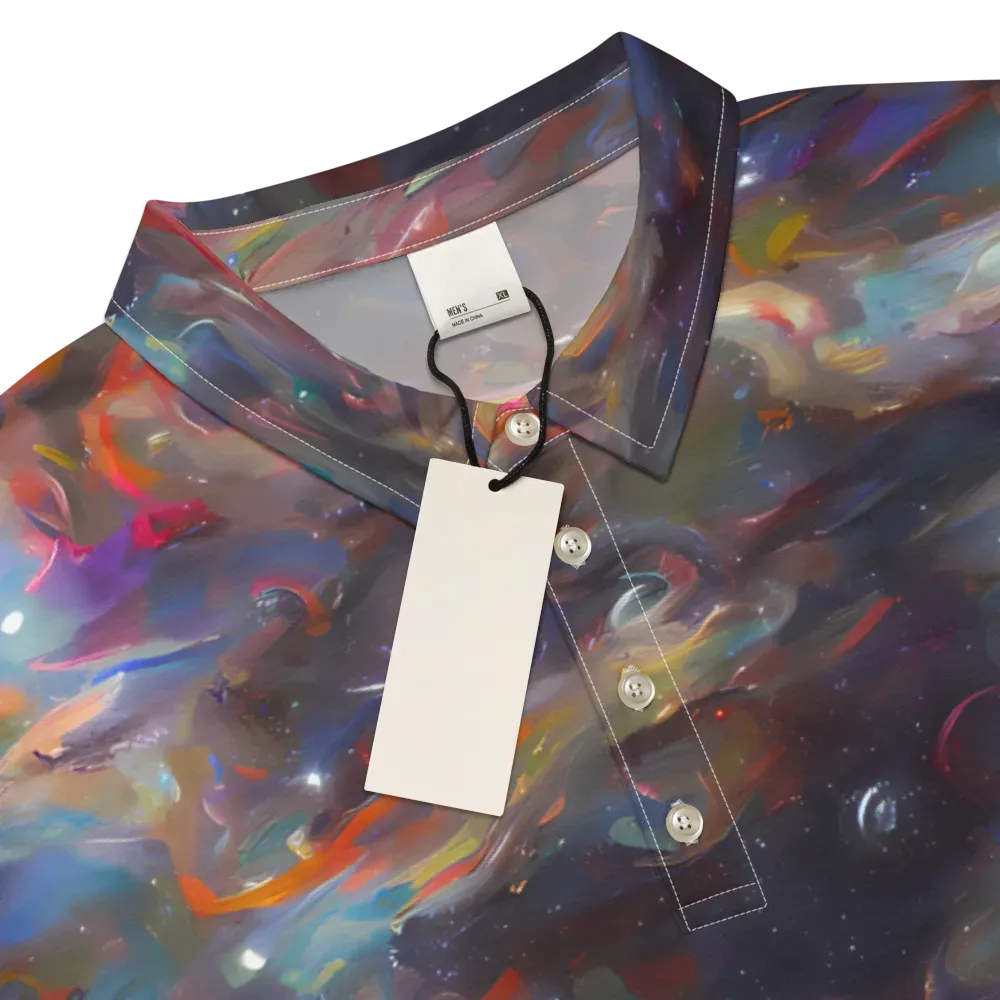 Chromatic Flux on Men's Slim Fit Polo Shirt — Product details