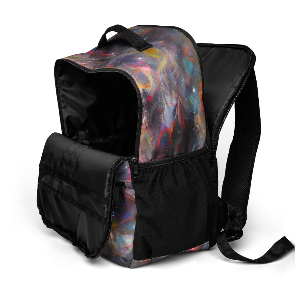 Chromatic Flux on Utility Backpack — Product details 2