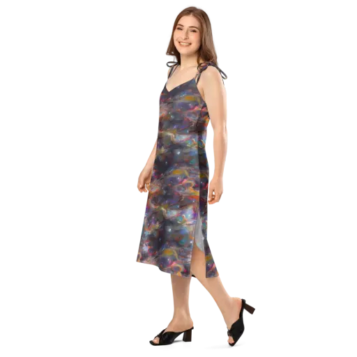 Chromatic Flux on a Slip Dress
