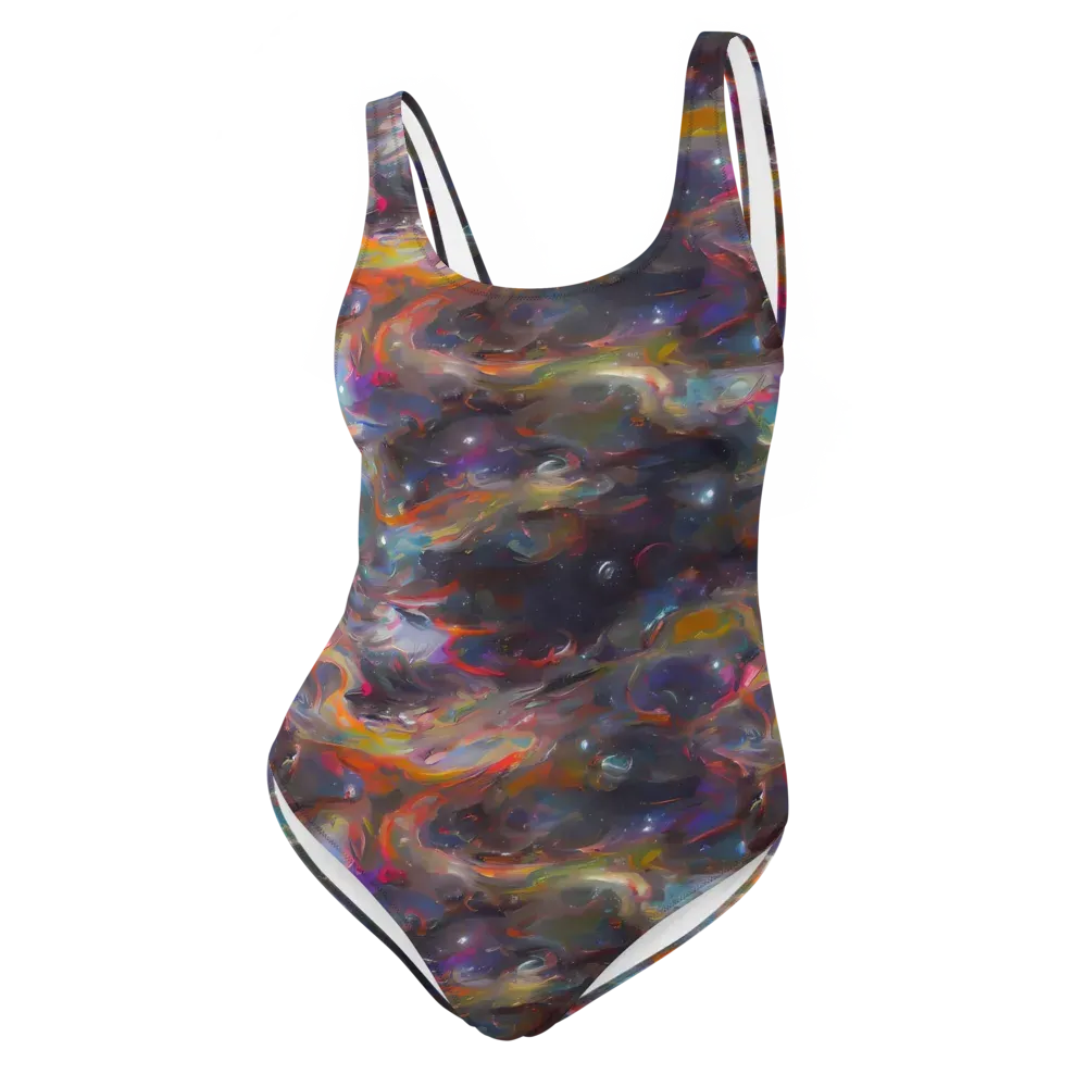 Chromatic Flux on One-Piece Swimsuit — Front