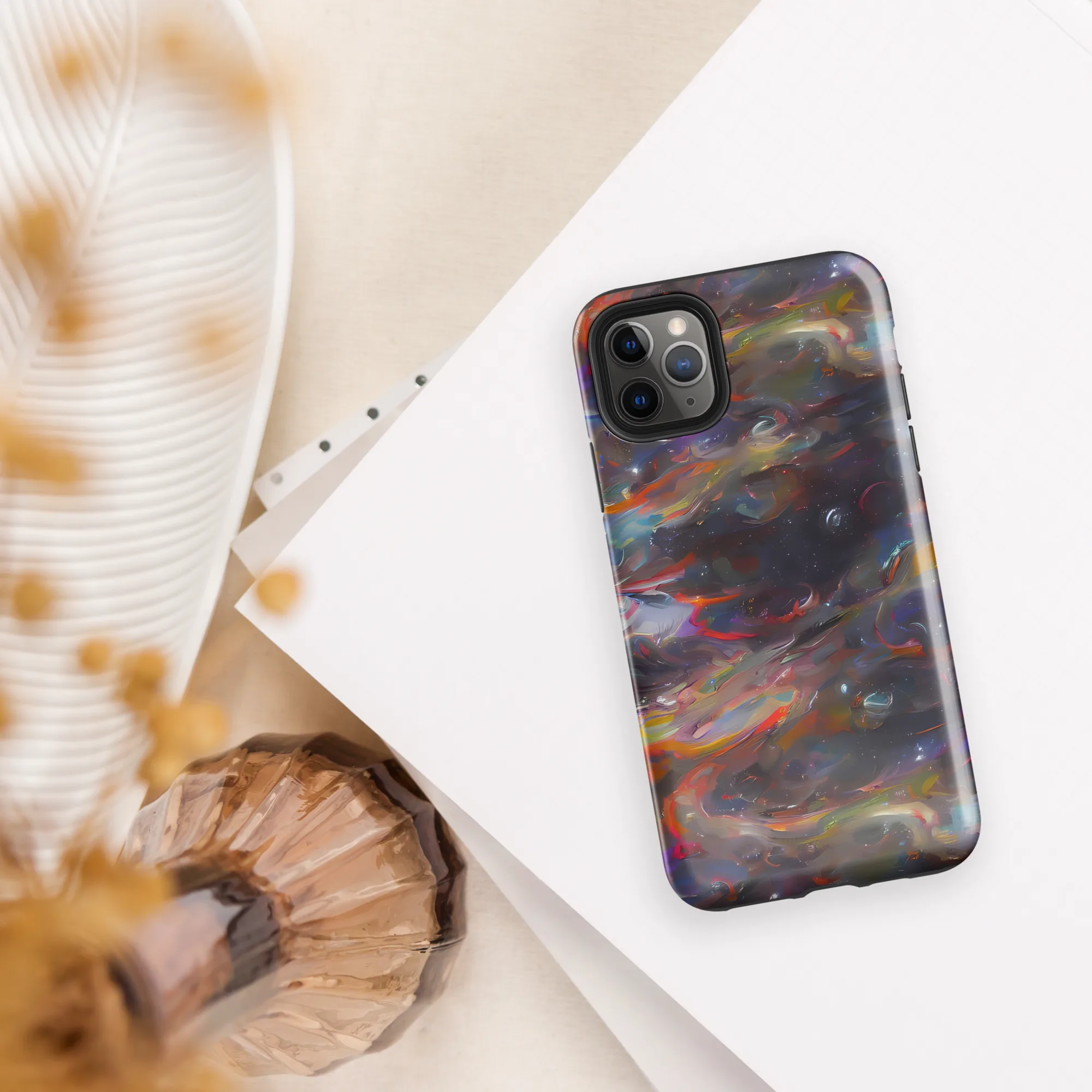 Chromatic Flux on Tough Case for iPhone® — Front