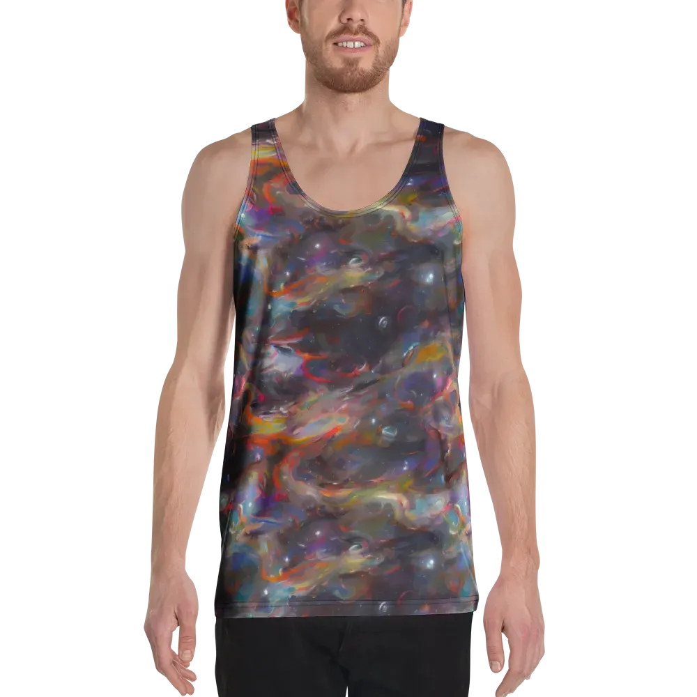 Chromatic Flux on Men's Tank Top — Front
