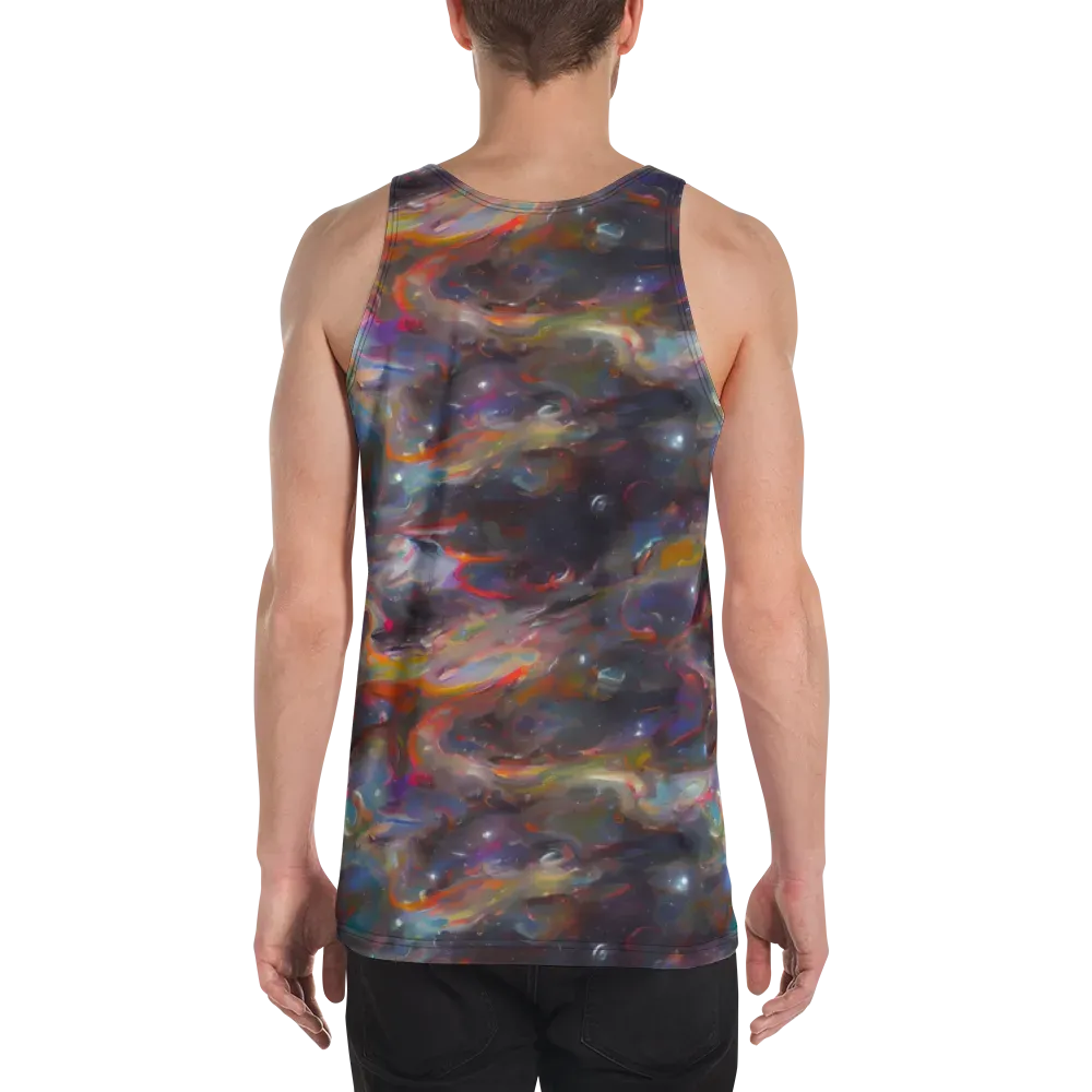 Chromatic Flux on Men's Tank Top — Back