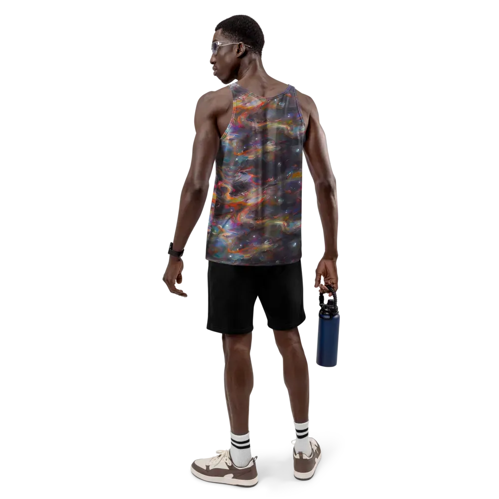 Chromatic Flux on Men's Tank Top — Back