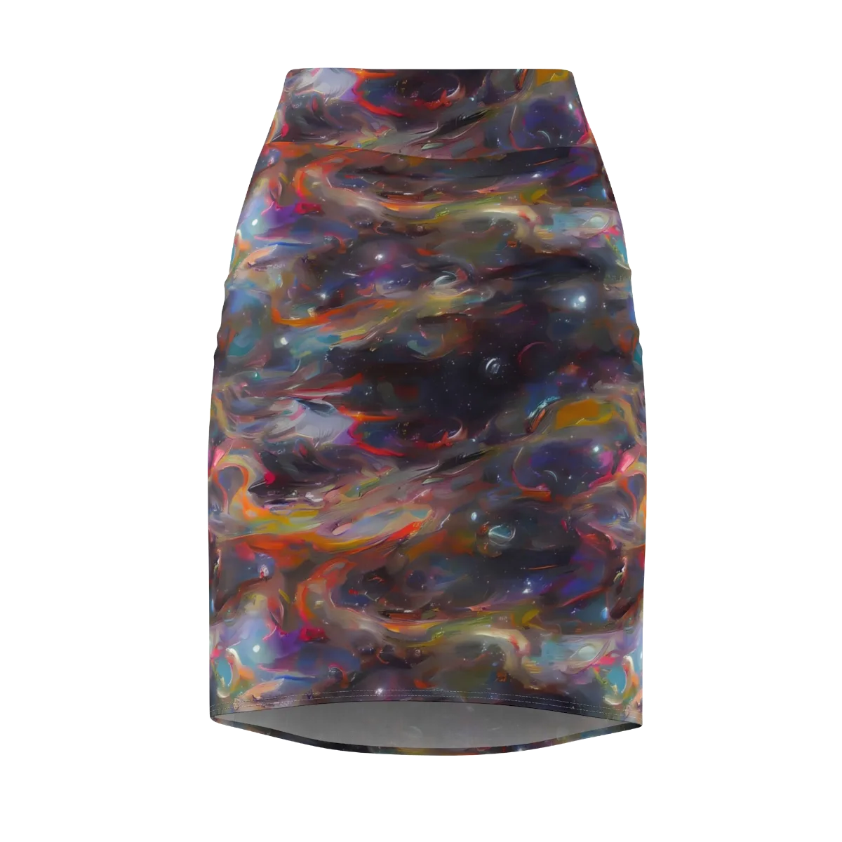 Chromatic Flux on Pencil Skirt — Front