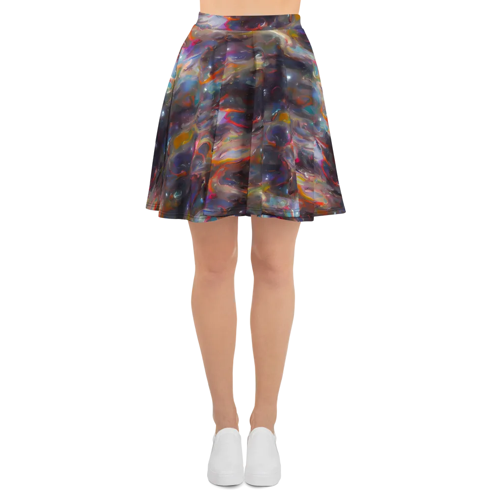 Chromatic Flux on Skater Skirt — Front