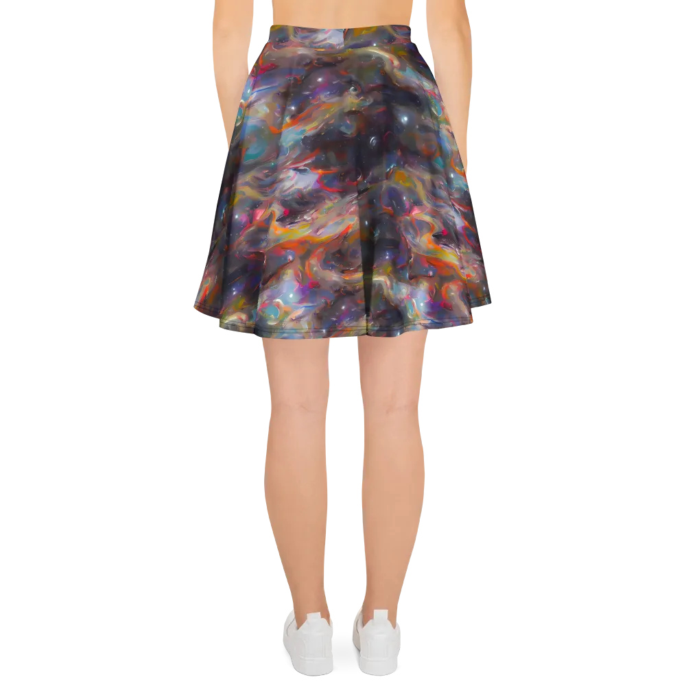Chromatic Flux on Skater Skirt — Back