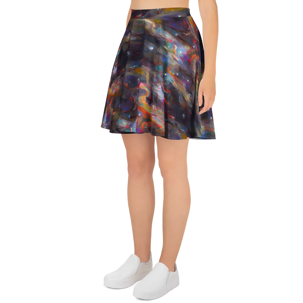 Chromatic Flux on Skater Skirt — Left