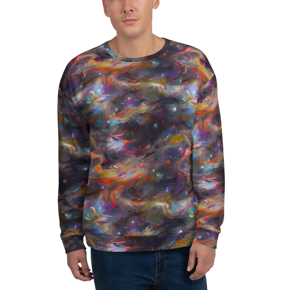 Chromatic Flux on Sweatshirt — Front