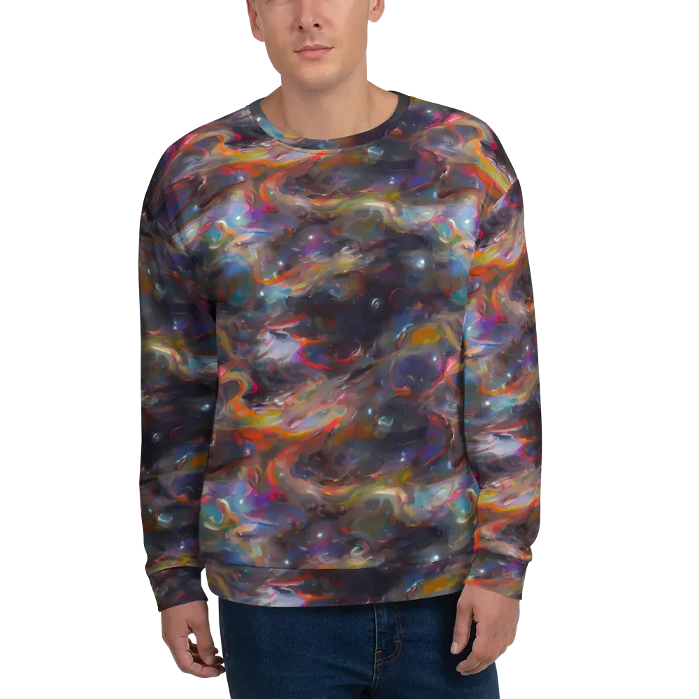 Chromatic Flux on Sweatshirt — Front