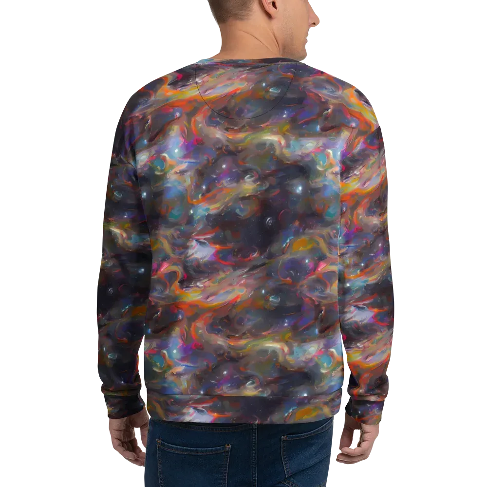 Chromatic Flux on Sweatshirt — Back