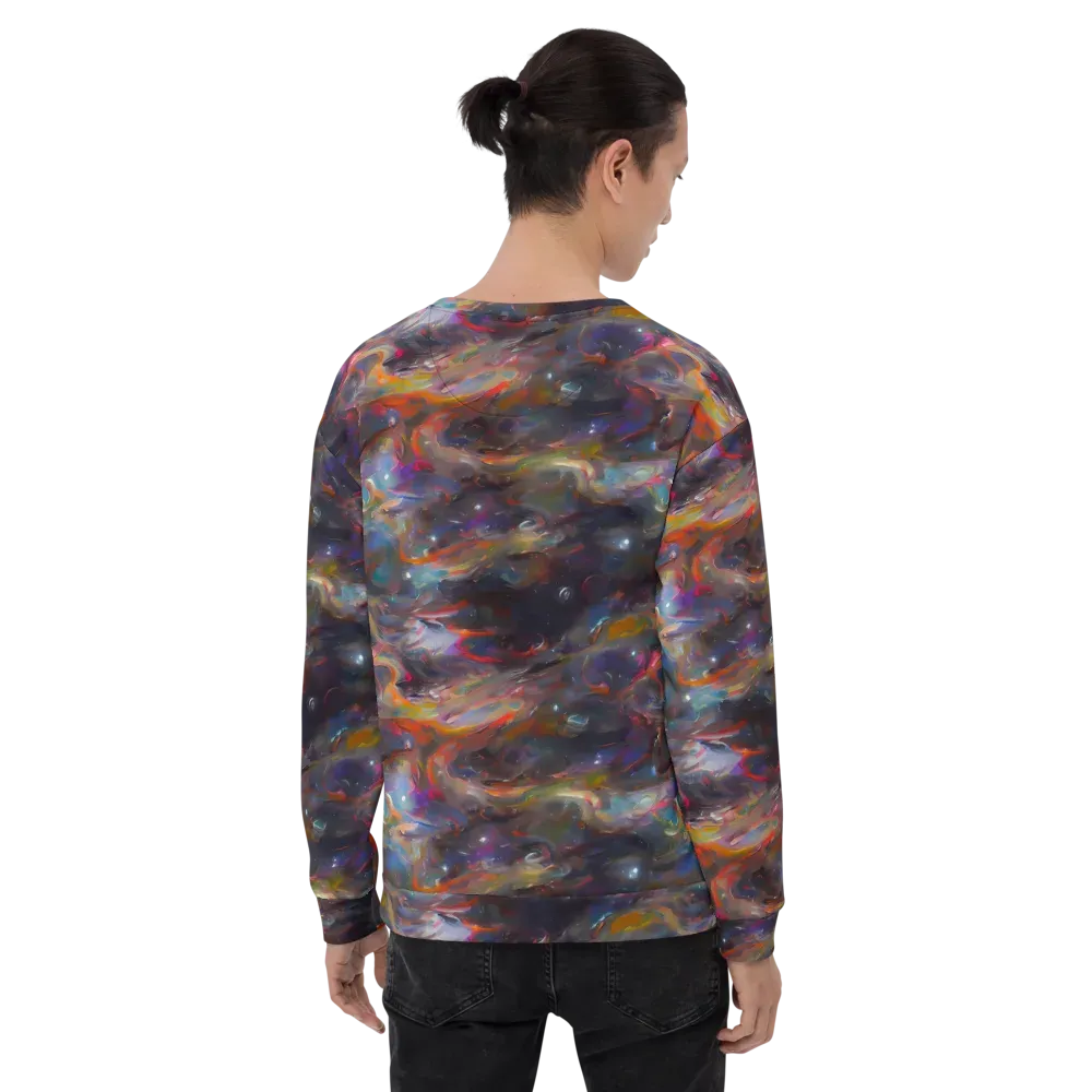 Chromatic Flux on Sweatshirt — Back