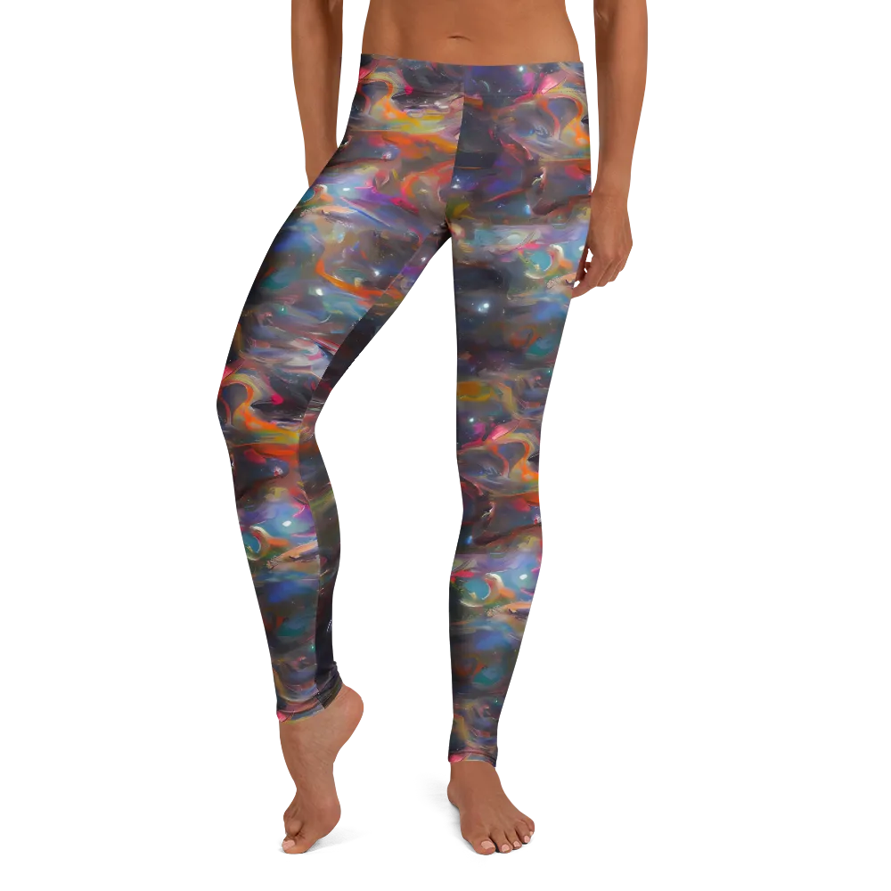 Chromatic Flux on Leggings — Front
