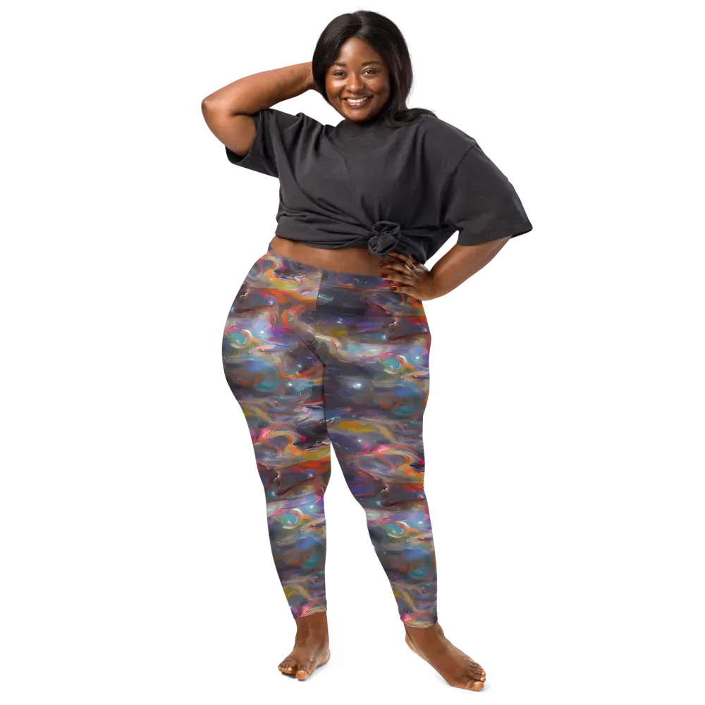Chromatic Flux on Leggings — Front