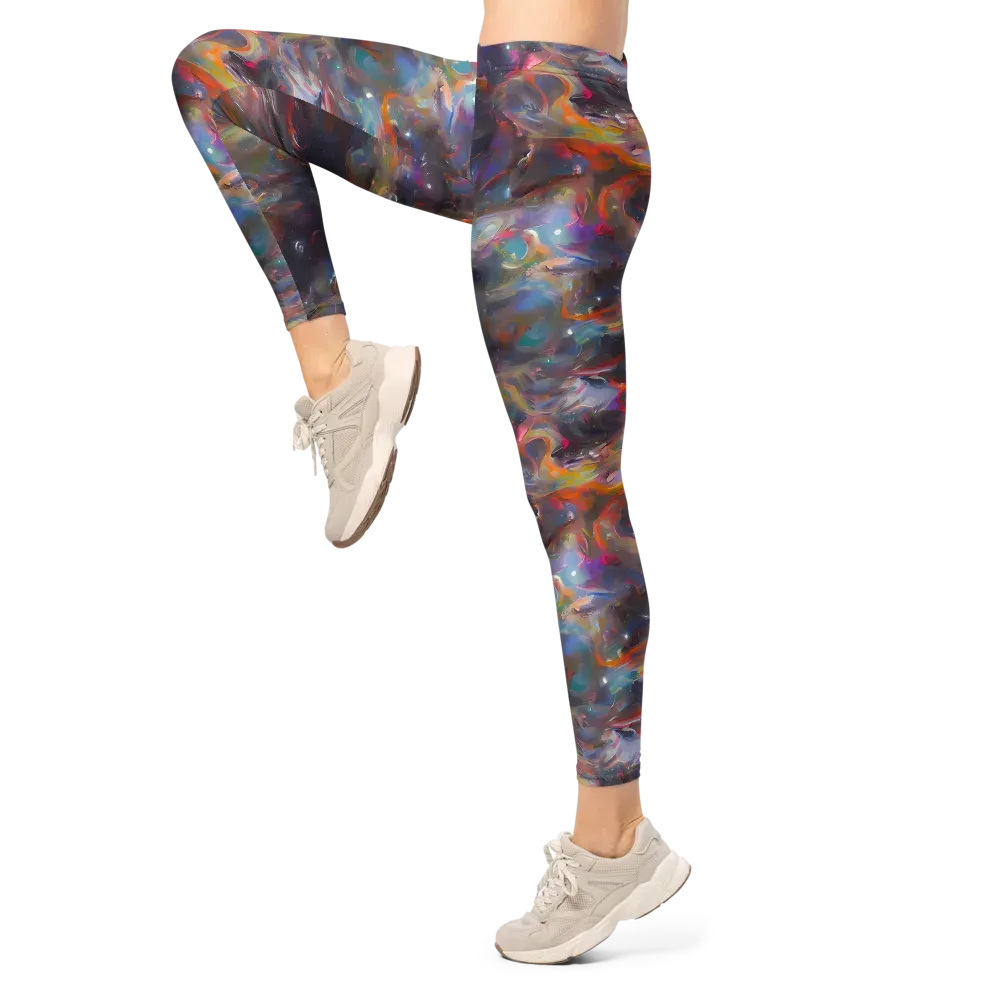 Chromatic Flux on Leggings — Left