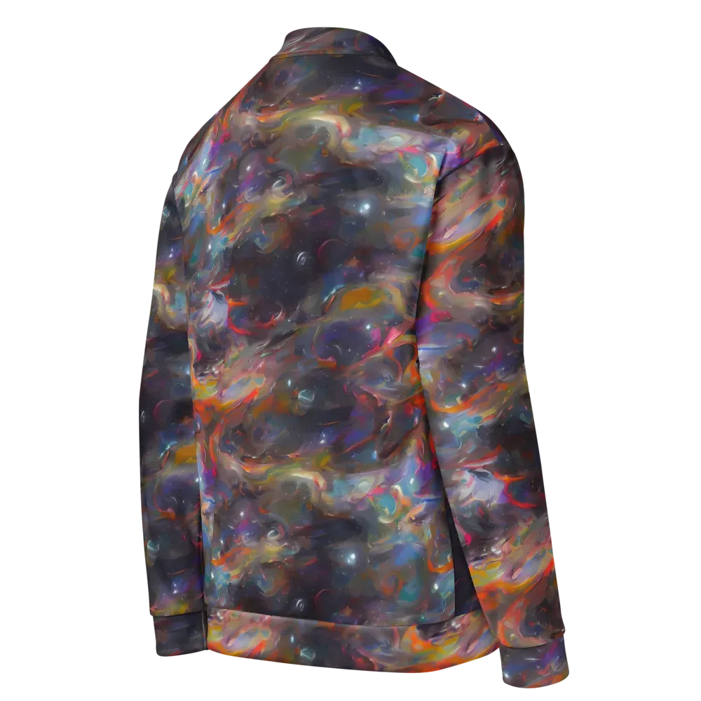 Chromatic Flux on Bomber Jacket — Right Back