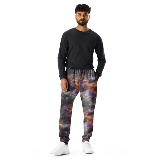 Chromatic Flux on a Men's Joggers