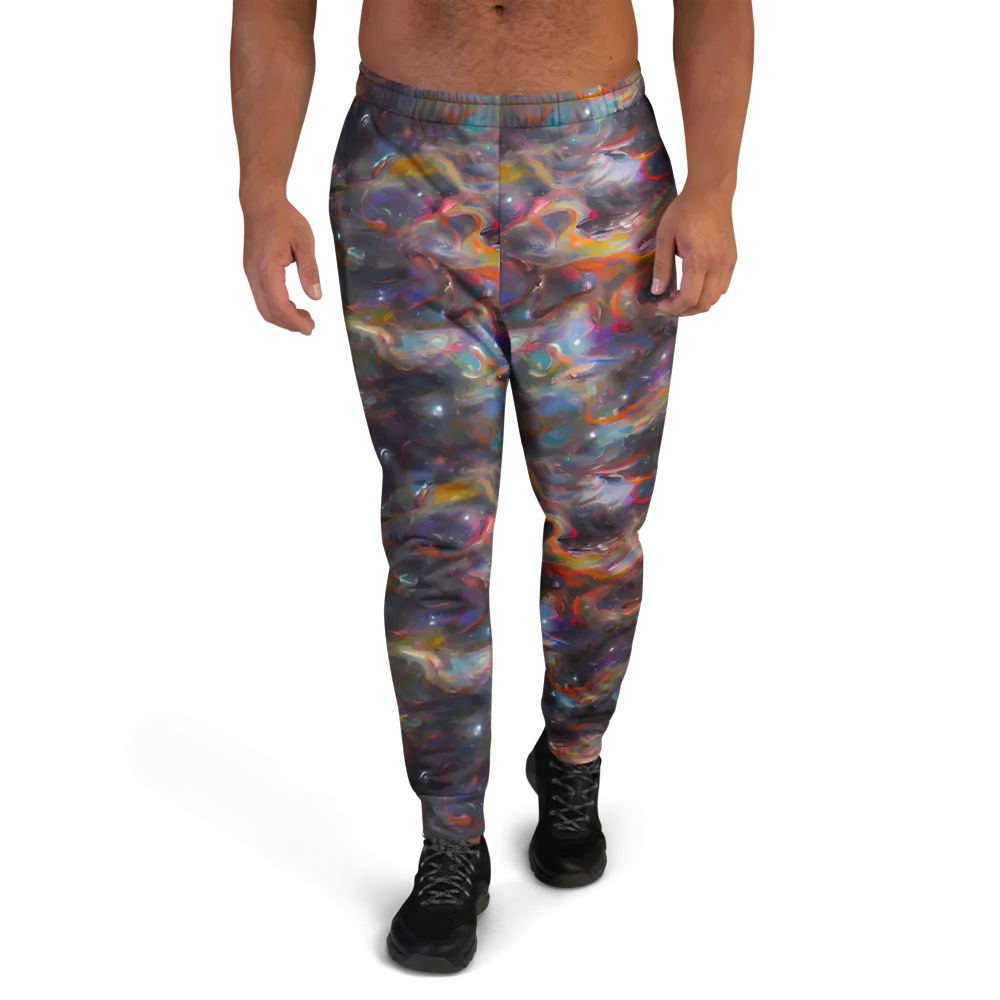 Chromatic Flux on Men's Joggers — Front