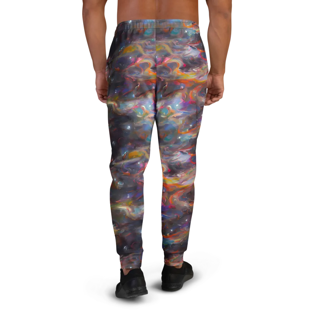 Chromatic Flux on Men's Joggers — Back