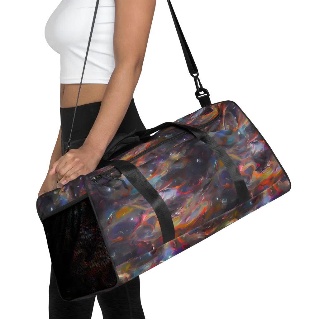 Chromatic Flux on Duffle Bag — Front