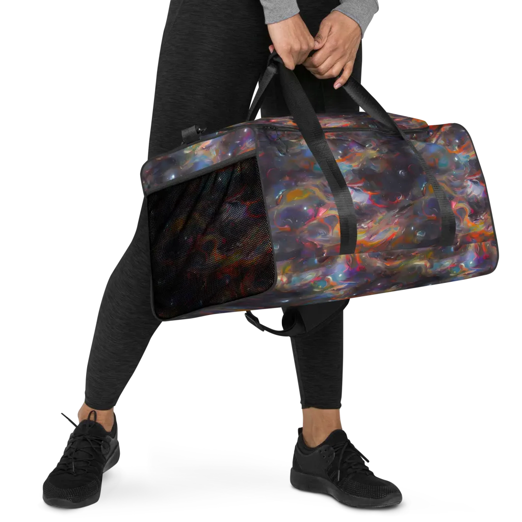 Chromatic Flux on Duffle Bag — Right Front