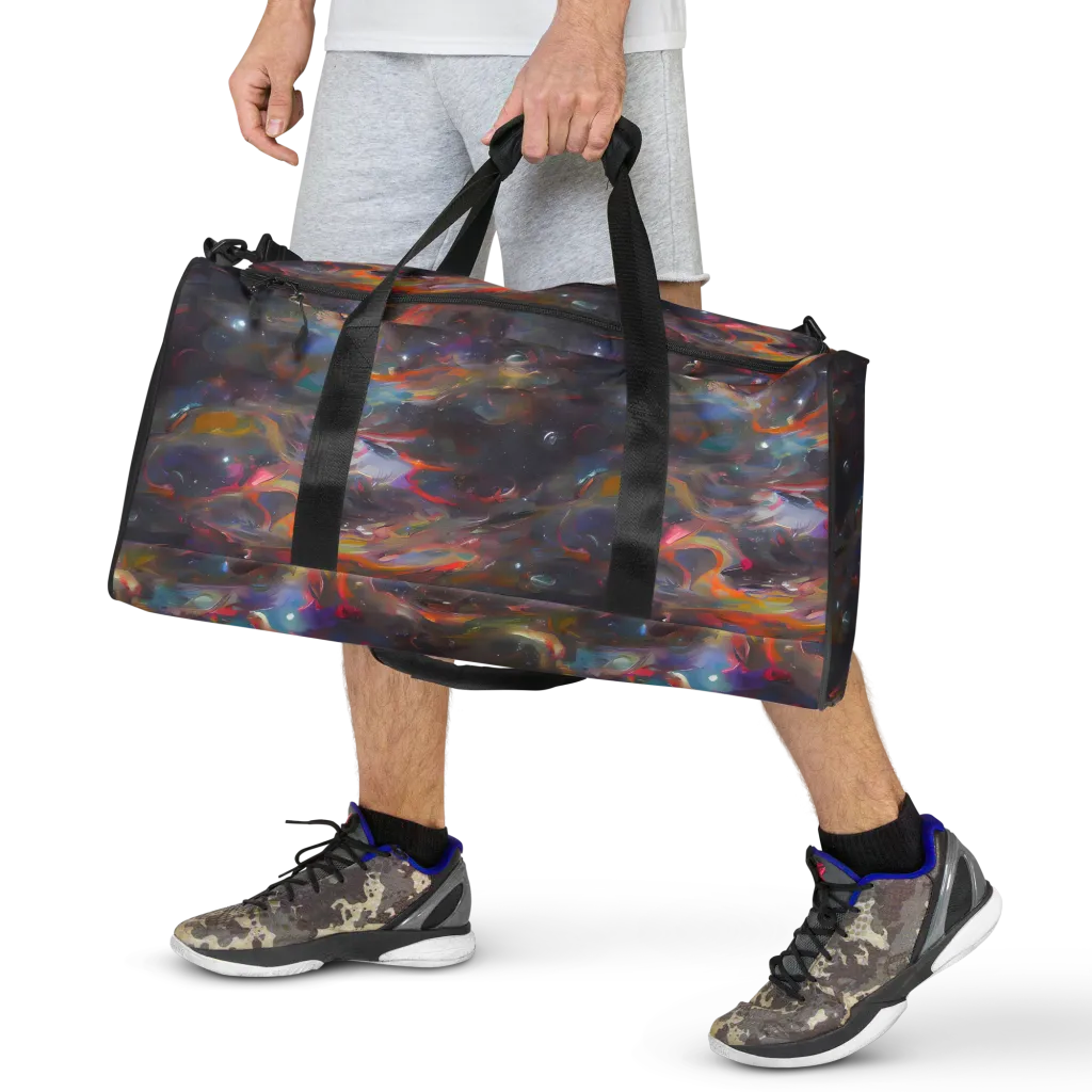Chromatic Flux on Duffle Bag — Front