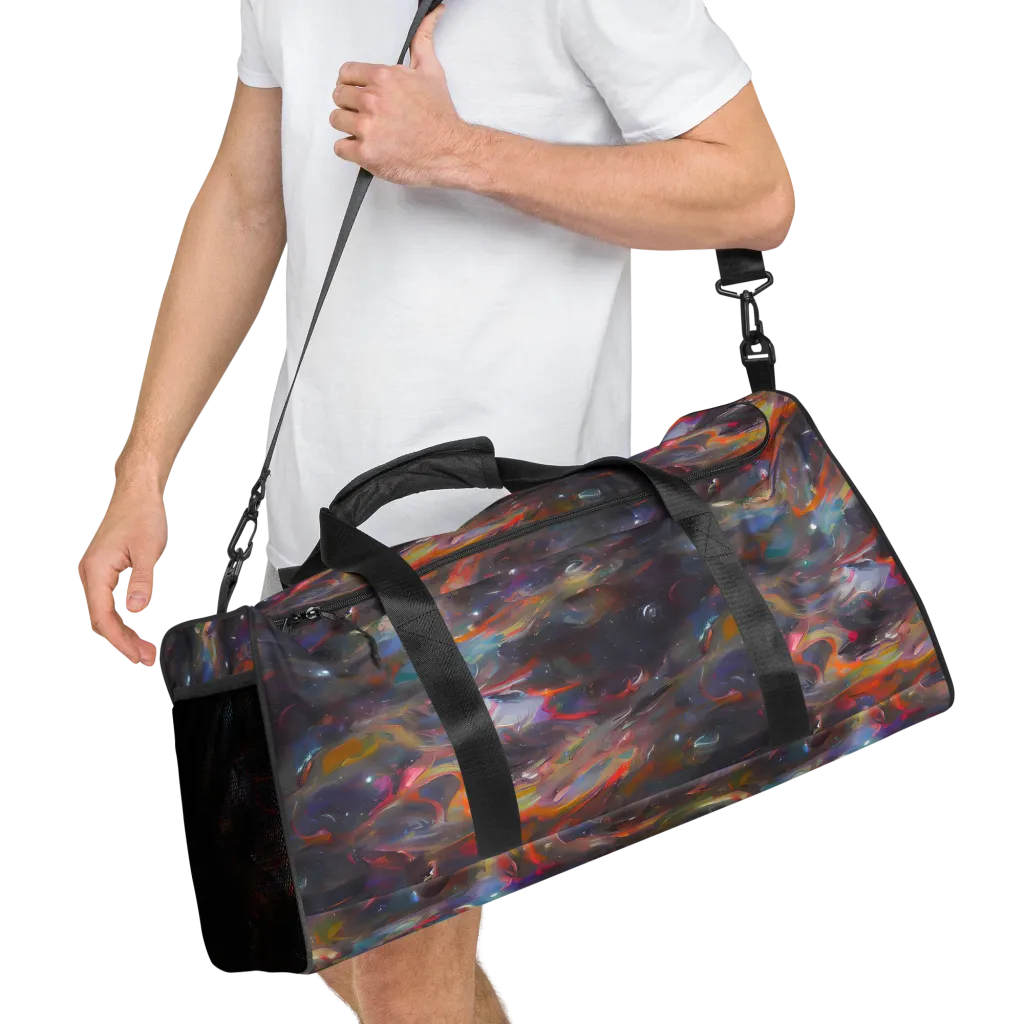 Chromatic Flux on Duffle Bag — Right Front
