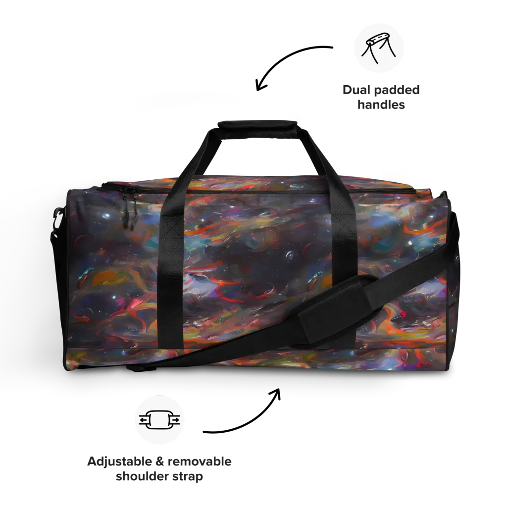 Chromatic Flux on Duffle Bag — Front