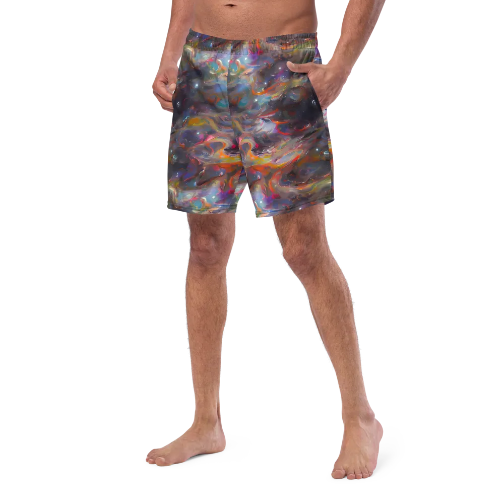 Chromatic Flux on Swim Trunks — Left Front