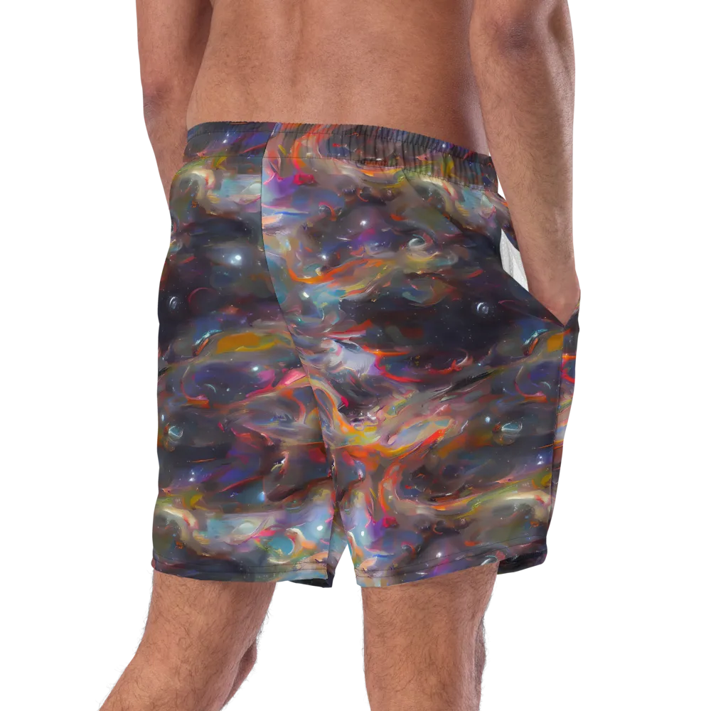 Chromatic Flux on Swim Trunks — Right Back