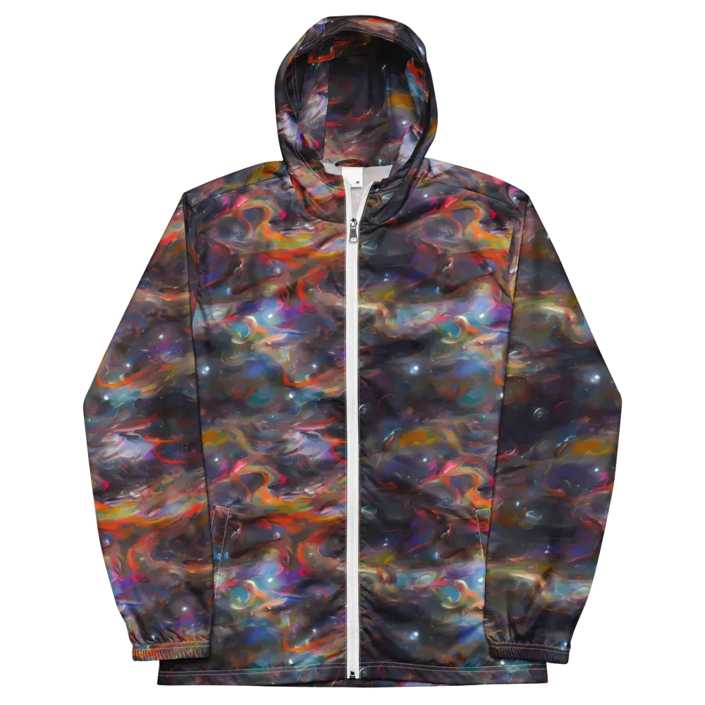 Chromatic Flux on Men's Windbreaker — Front
