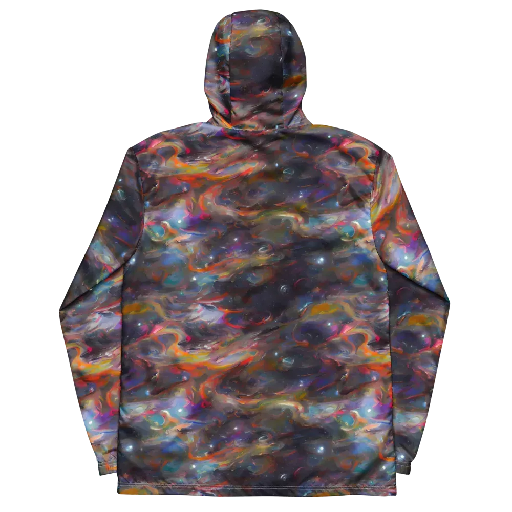 Chromatic Flux on Men's Windbreaker — Back