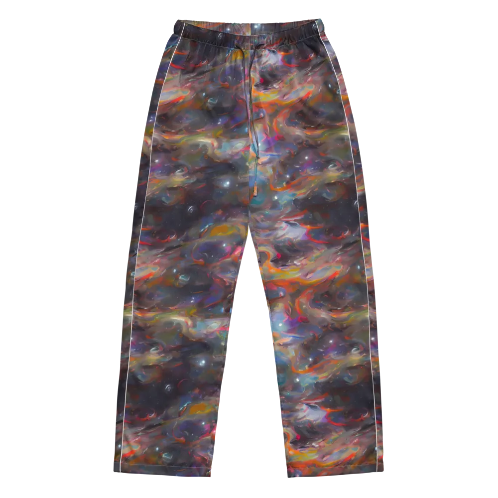 Chromatic Flux on Women's Pajama Pants — Front