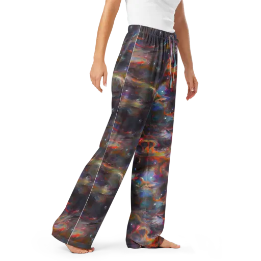 Chromatic Flux on a Women's Pajama Pants