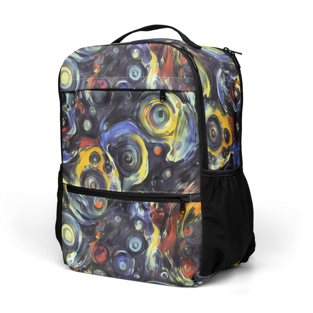 Corinthian Swirl on Utility Backpack — Left Front