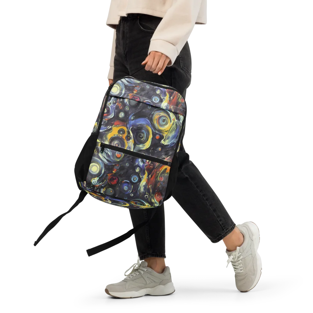 Corinthian Swirl on Utility Backpack — Front