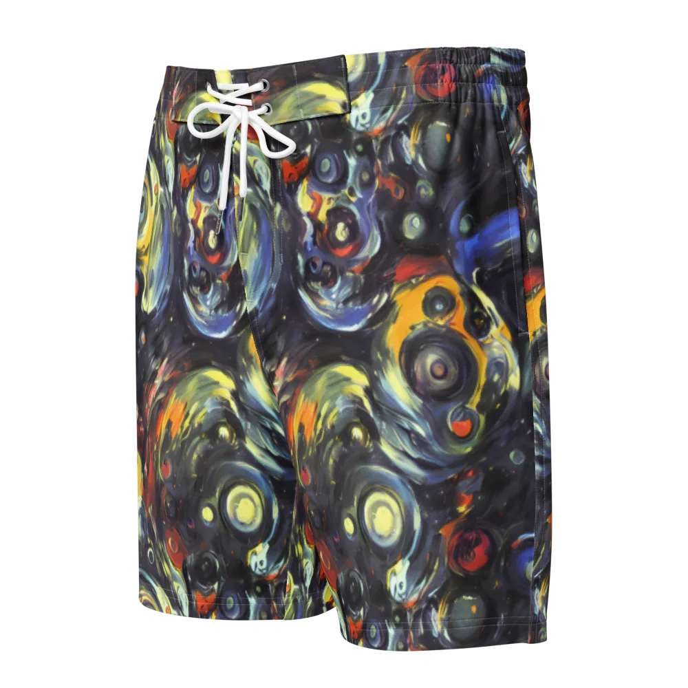 Corinthian Swirl on Men's Board Shorts — Front
