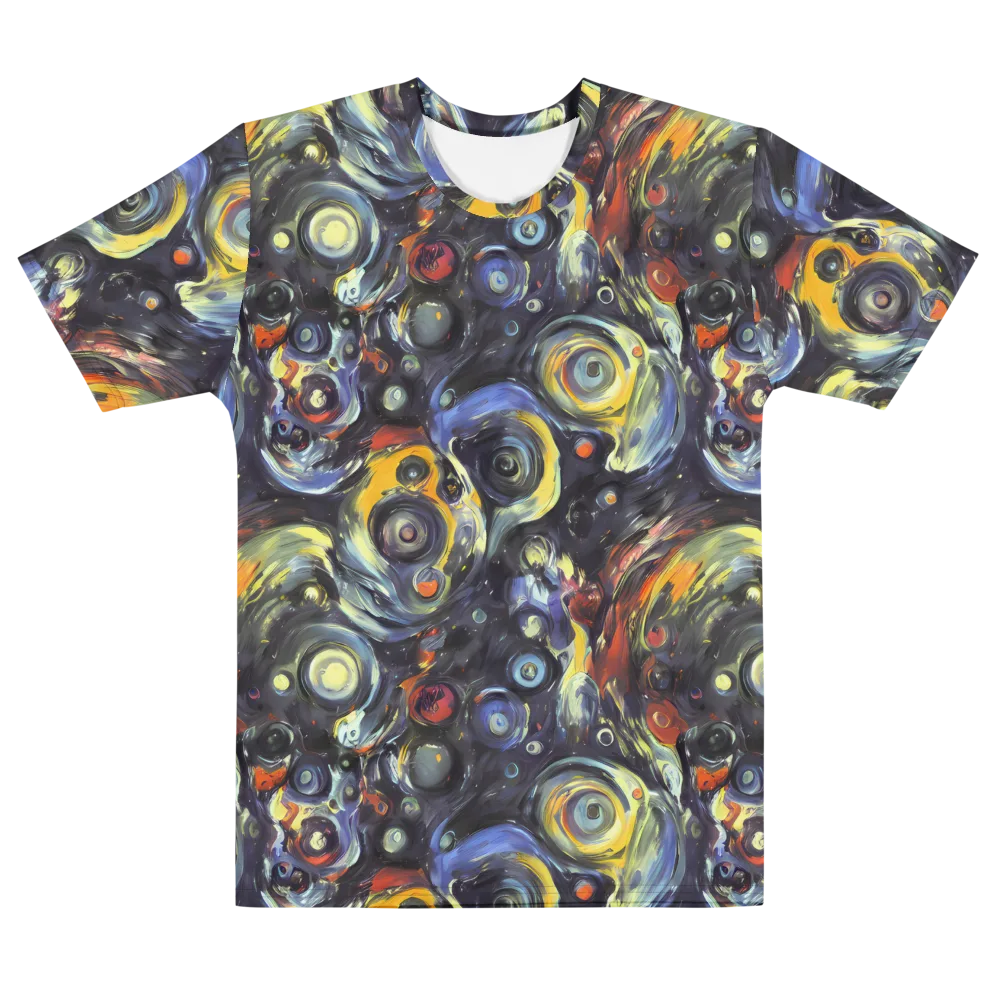 Corinthian Swirl on Men's Cotton Crew Neck T-Shirt — Front