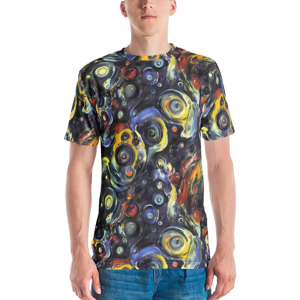 Corinthian Swirl on Men's Crew Neck T-Shirt — Front